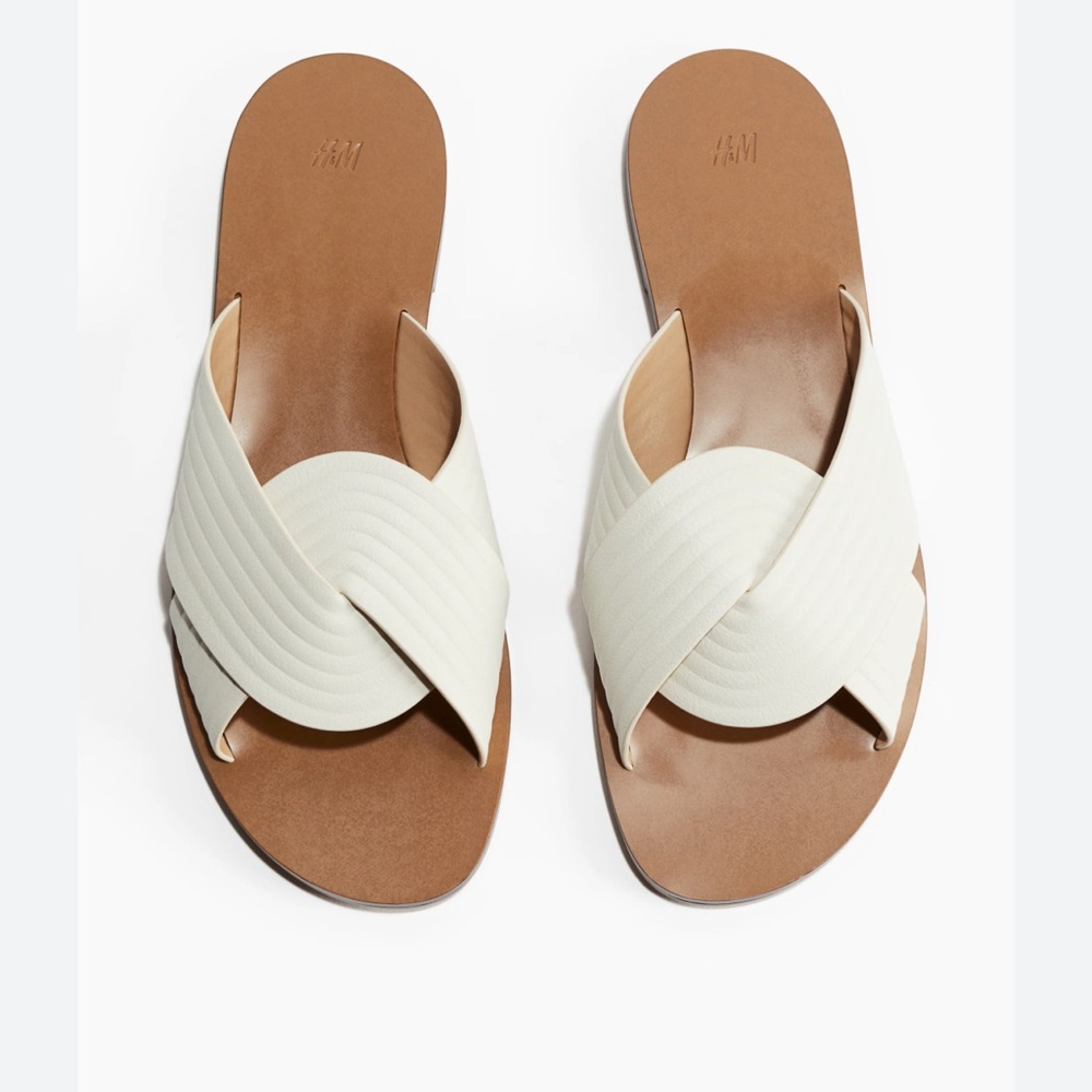 H&M Fluted-Strap Sandals